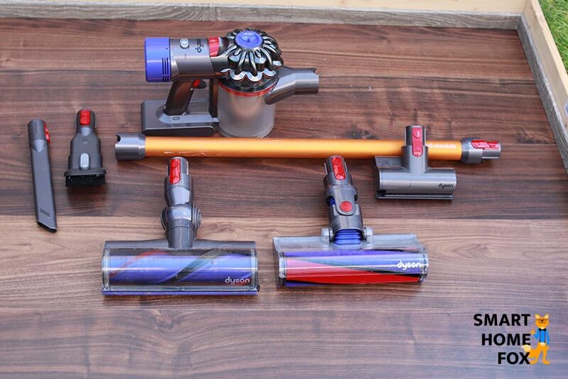 Обзор необходимых насадок  Dyson V8 Absolute